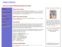 Tablet Screenshot of fiarcircle.com